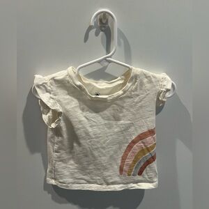 Little Co by Lauren Conrad Cream Rainbow T-Shirt